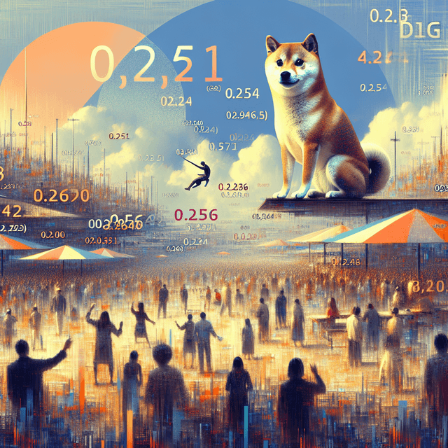 DOGE Holds Steady Above $0.251, Key Breakthrough at $0.264 Anticipated by Traders