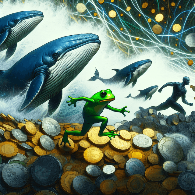PEPE Coin Surpasses Memecoin Market Amid Significant Whale Accumulation