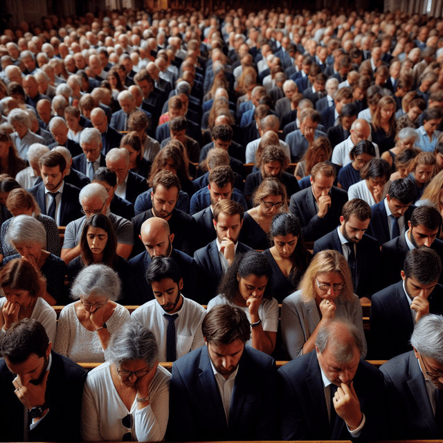 Emotional Gathering as Mourners Attend Memorial for Swiss Bar Fire Victims