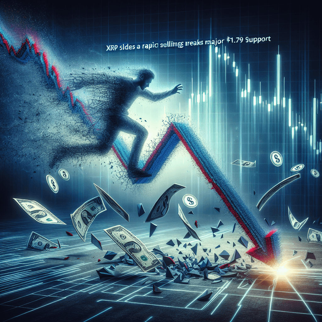 XRP Plummets Over 6% as Market Dynamics Breach Crucial $1.79 Support Level