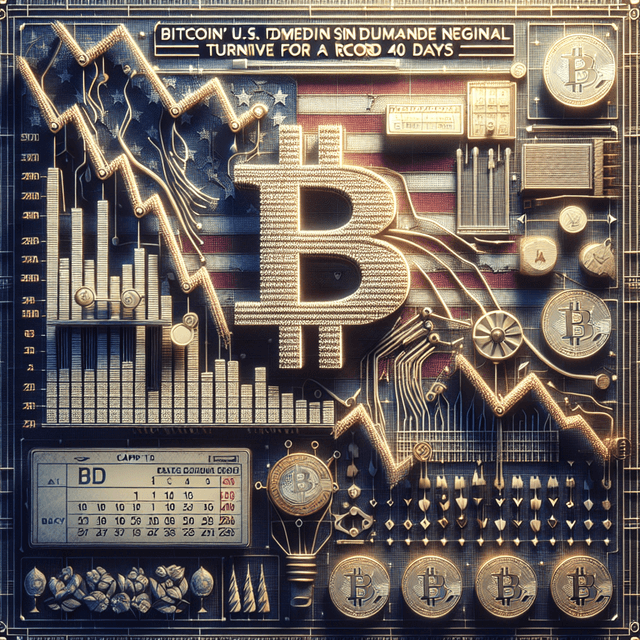 Record-Breaking Decline in U.S. Demand for Bitcoin: A 40-Day Analysis