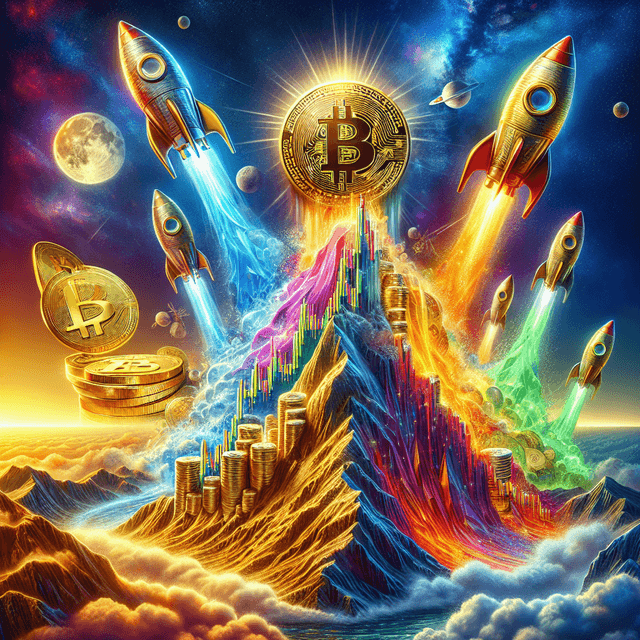 Bitcoin Briefly Reaches $70,000 But Altcoins Steal the Show with Robust Gains