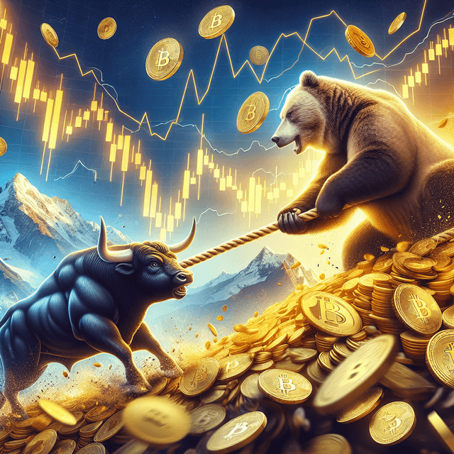 Bitcoin Declines as U.S. Stock Market Dips and Gold Surges Amid Economic Concerns