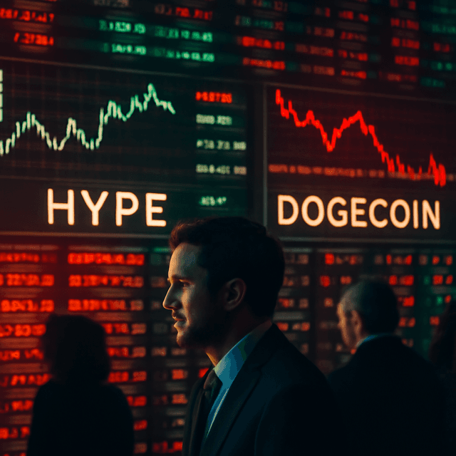 HYPE Briefly Tops Dogecoin as Privacy Coins Slip Amid U.S.-Iran Strikes