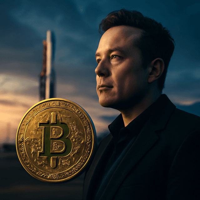 How Much Bitcoin Would Elon Musk Control If SpaceX and Tesla Merged?