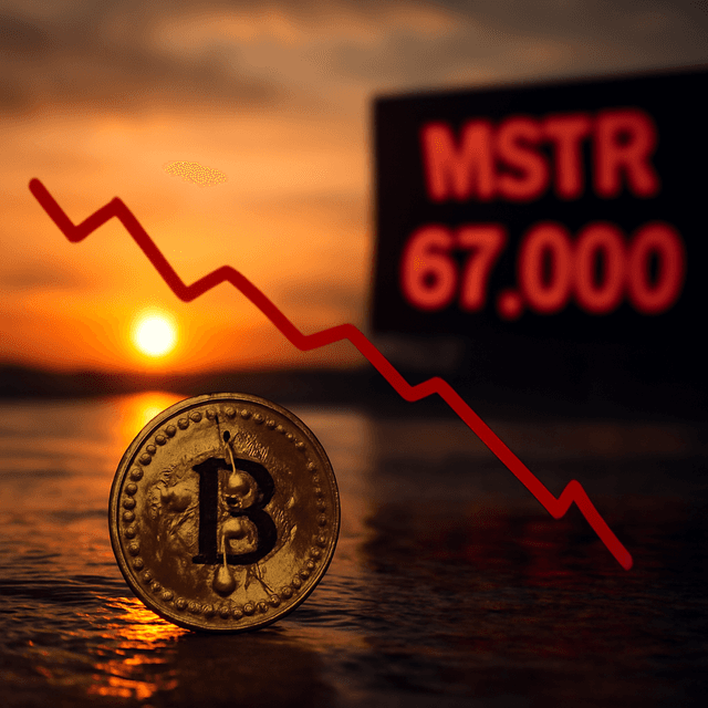 Morning Minute: Bitcoin Slides Under $67K as MicroStrategy Shares Plummet