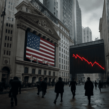 Wall Street Falls Sharply as Chip Stocks Plunge After Strong Jobs Report