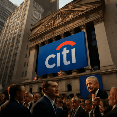 Citigroup Stock Rises After Presidential Praise Despite Mixed M&A Rankings