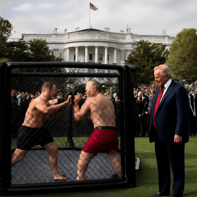 UFC Cage Matches Held on White House Lawn as Trump Celebrates Milestone Birthday and Nation’s Semiquincentennial