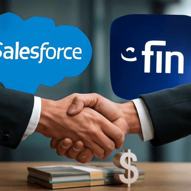 Salesforce to Buy Fin, an AI-Powered Customer Service Platform, for $3.6 Billion