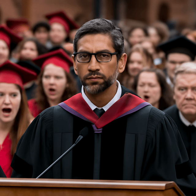Stanford Graduates Protest Sundar Pichai Over Google Ties to Israel and ICE