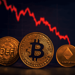Smart-contract and DeFi tokens lead losses as bitcoin slips for a fourth straight day
