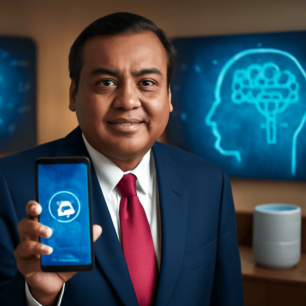 Ambani Aims to Make AI Part of Every Call, App, and Home