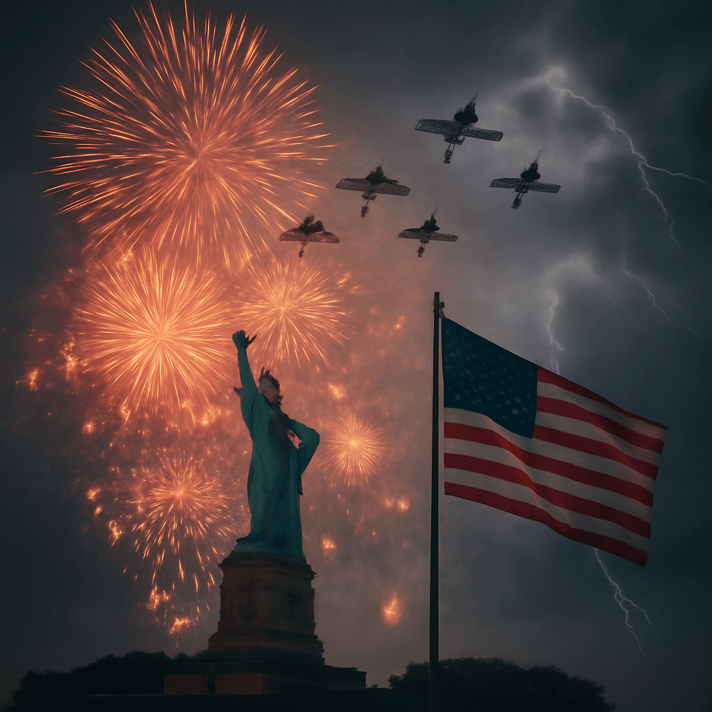 United States Marks 250th Anniversary with Fireworks, Flyovers, Political Rhetoric and Extreme Weather Challenges