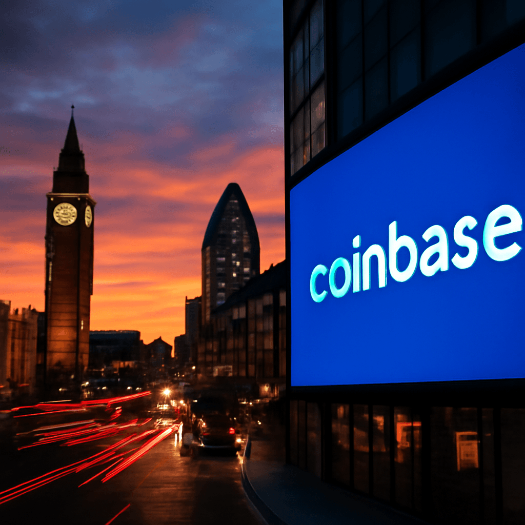 Coinbase Secures UK Investment Services License to Add Stocks and Derivatives Offering