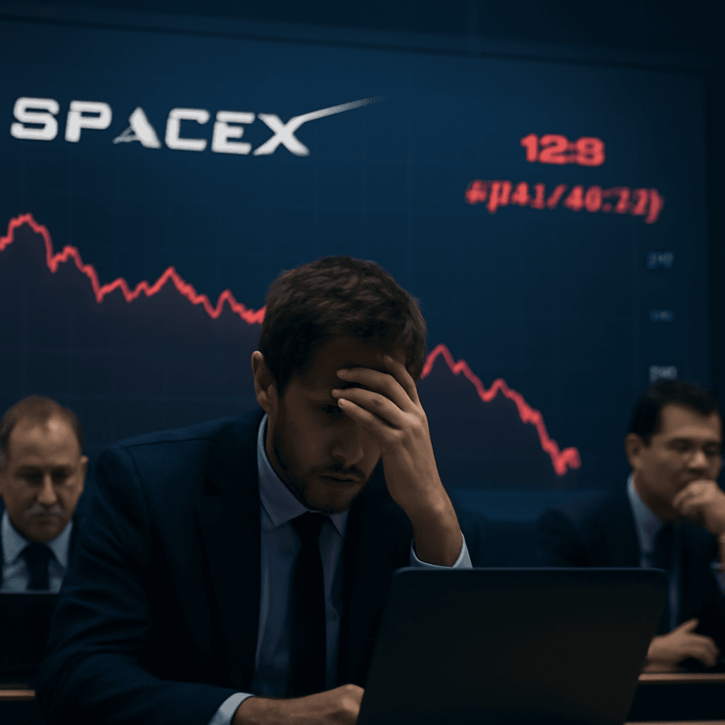 Short Sellers Ramp Up Against SpaceX as Shares Fall Below IPO Price