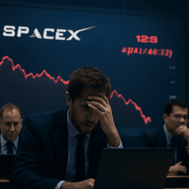 Short Sellers Ramp Up Against SpaceX as Shares Fall Below IPO Price