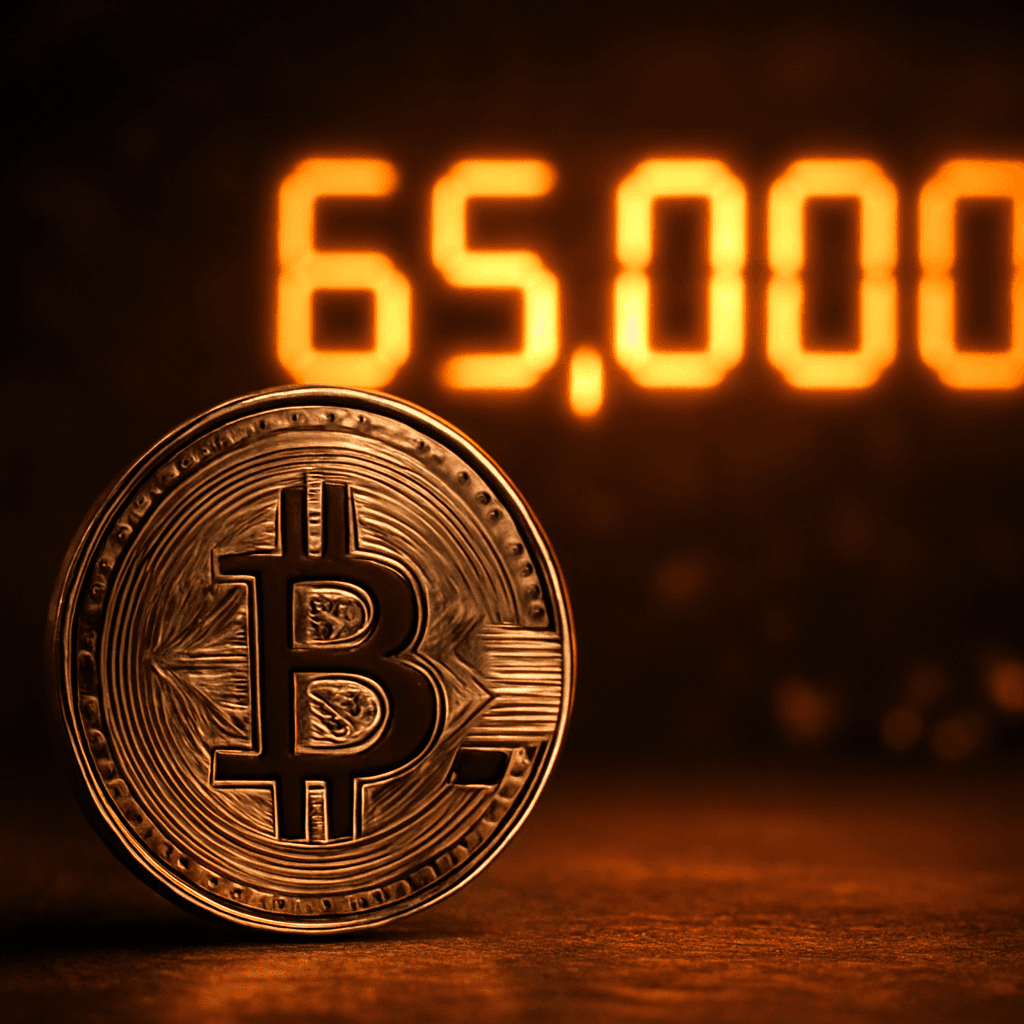 Bitcoin Climbs Past $65,000 Ahead of U.S. Inflation Report