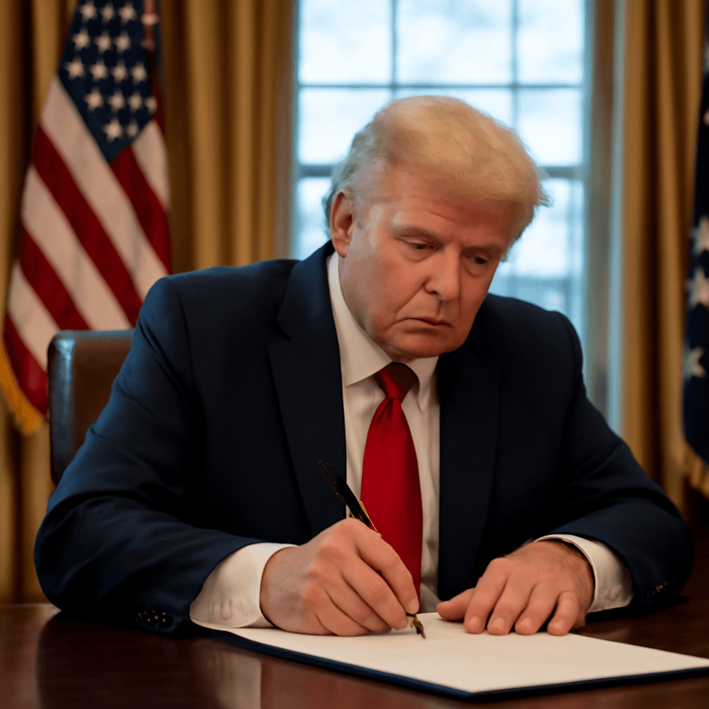President Trump Signs Order to Rename Lake Ontario to Lake America Amid Trade Dispute and Diplomatic Tensions