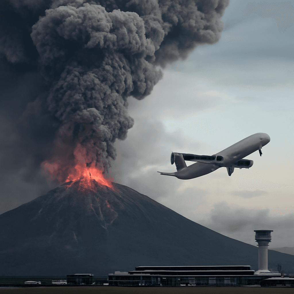 Volcanic Ash Halts Flights at Indonesia’s Major Airport, Stranding Tens of Thousands of Travelers Across Routes