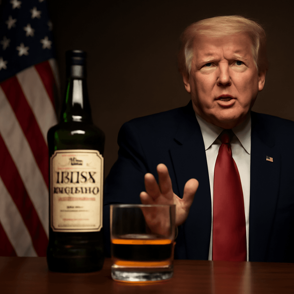 Trump Announces Removal of All Irish Whiskey Tariffs as He Concludes Two-Day Ireland Visit
