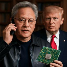 Jensen Huang Took a Call From Trump — and Revealed a Foldable Phone