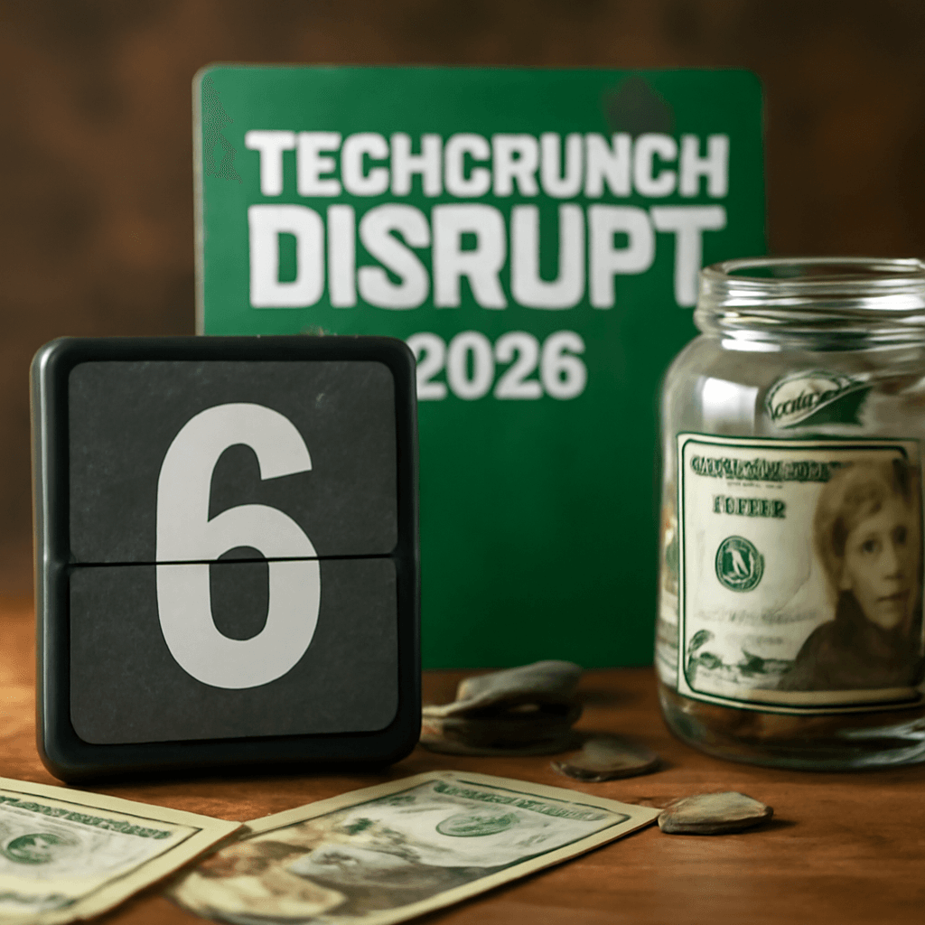 6 Days Left to Save Up to $200 on TechCrunch Disrupt 2026 Tickets