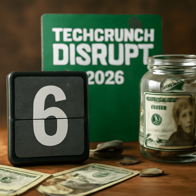 6 Days Left to Save Up to $200 on TechCrunch Disrupt 2026 Tickets