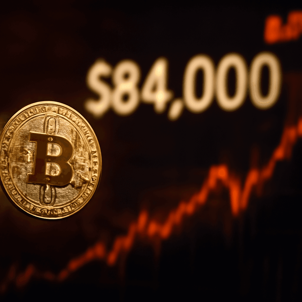 Bitcoin Holds Near $84K as Treasury Yields Stay Close to Multi-Year Highs