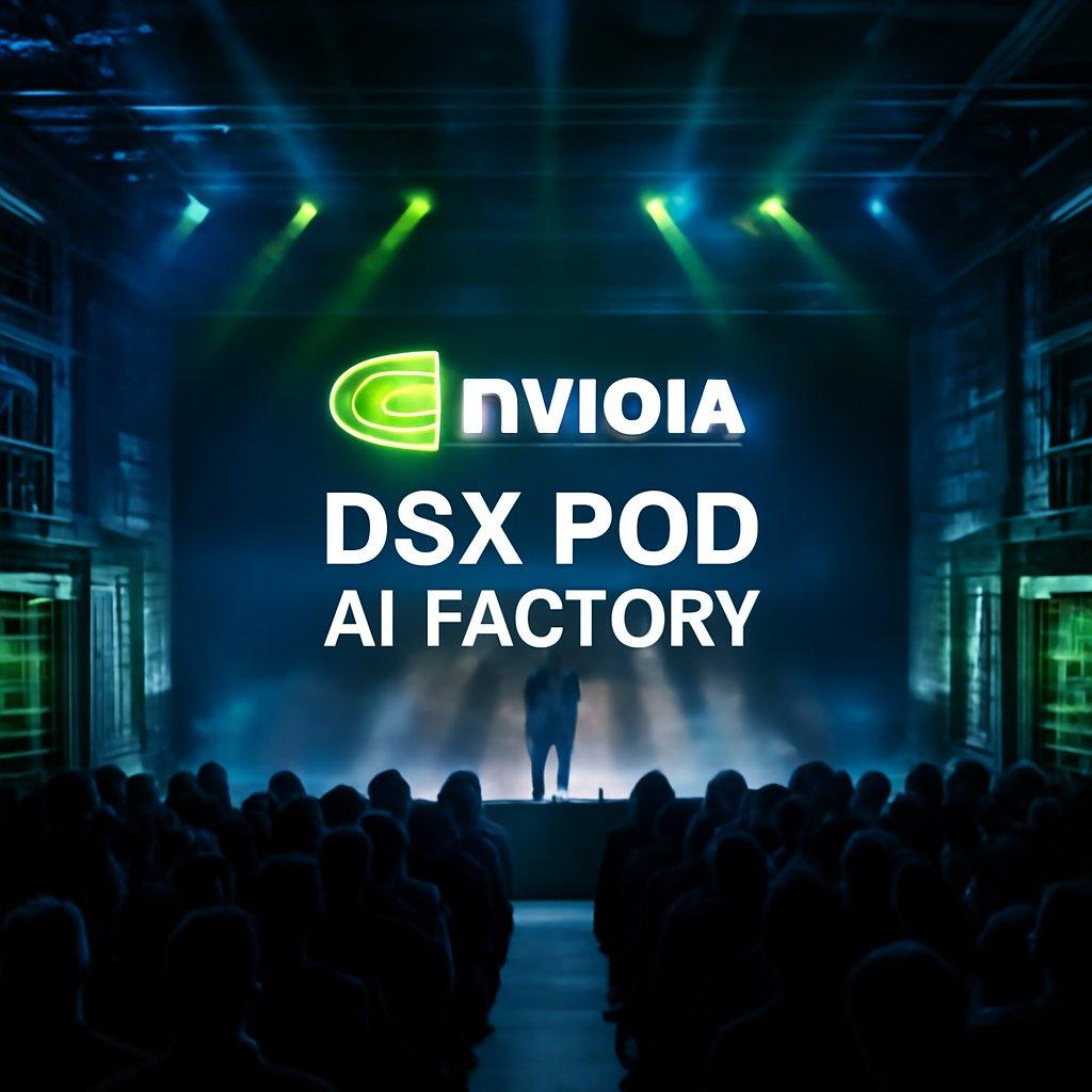 NVIDIA Introduces DSX POD AI Factory Design with Six Taiwanese Partners