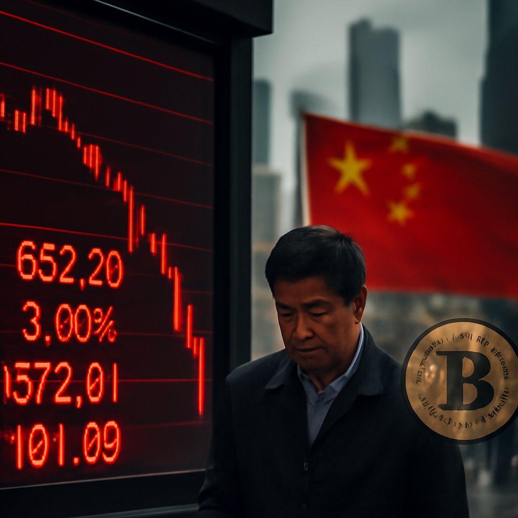 Asian Markets Slide as China Enters Bear Territory and Bitcoin Retreats