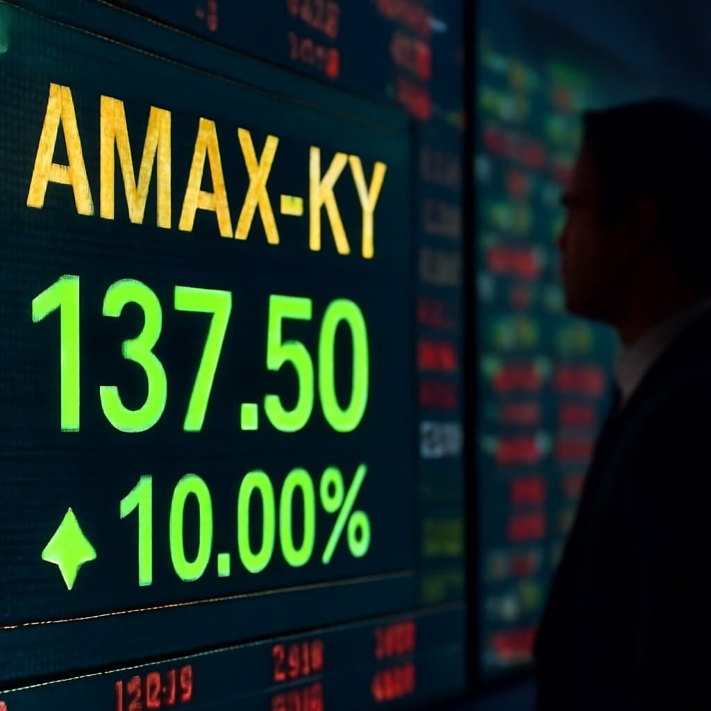 AMAX-KY Reports 51-Fold September Profit Growth and Briefly Hits Limit-Up