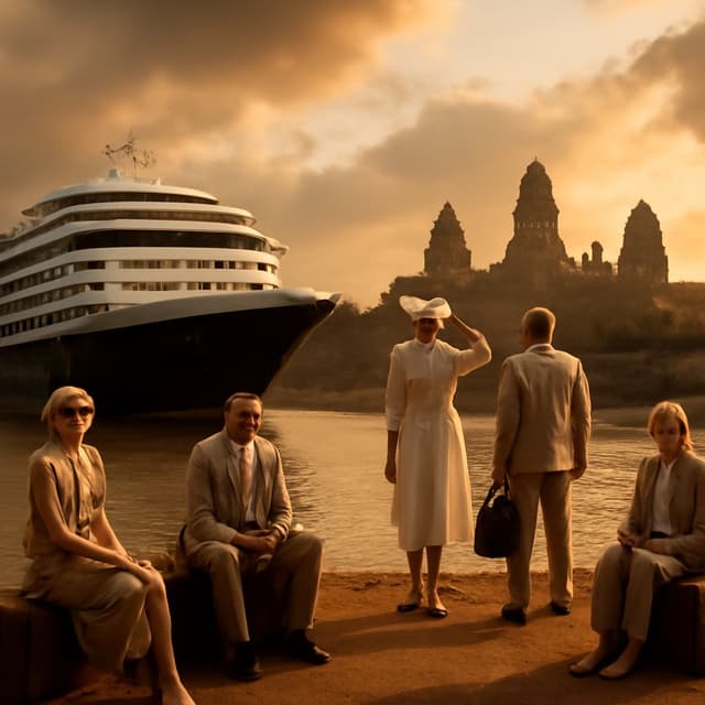 Fuel Costs Suspend Luxury Cruise Voyage in Cambodia