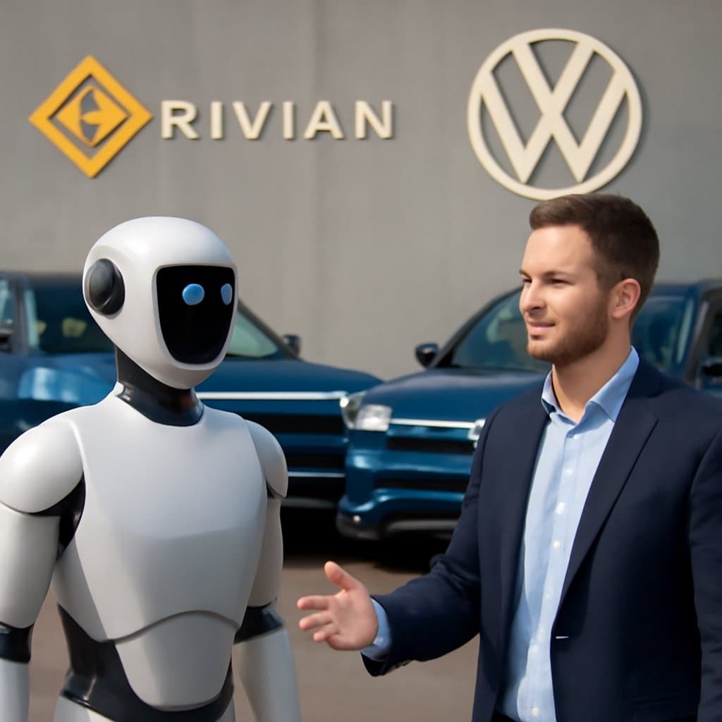Rivian Expands Volkswagen Joint Venture to Include AI Assistant Technology