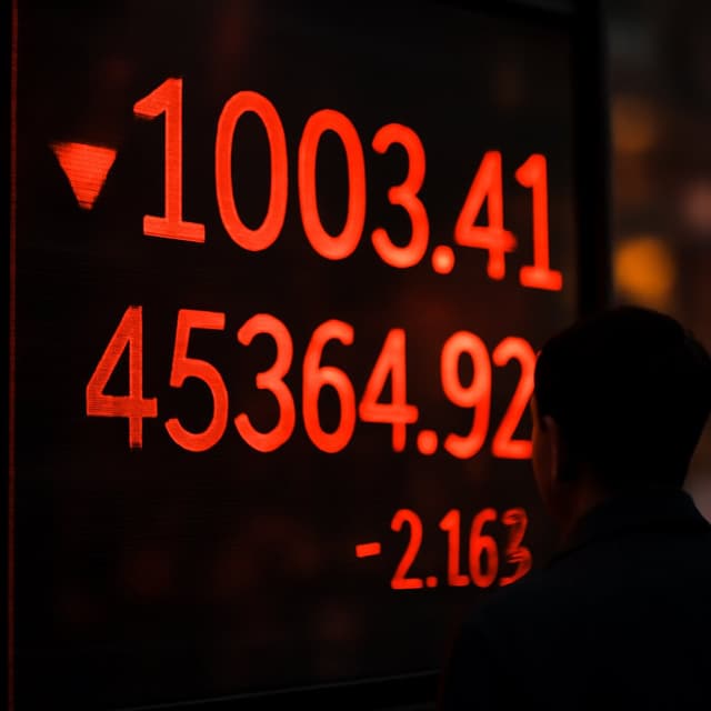 Taiwan Weighted Index Falls 2.16% as Electronics-Related Groups Lead Declines